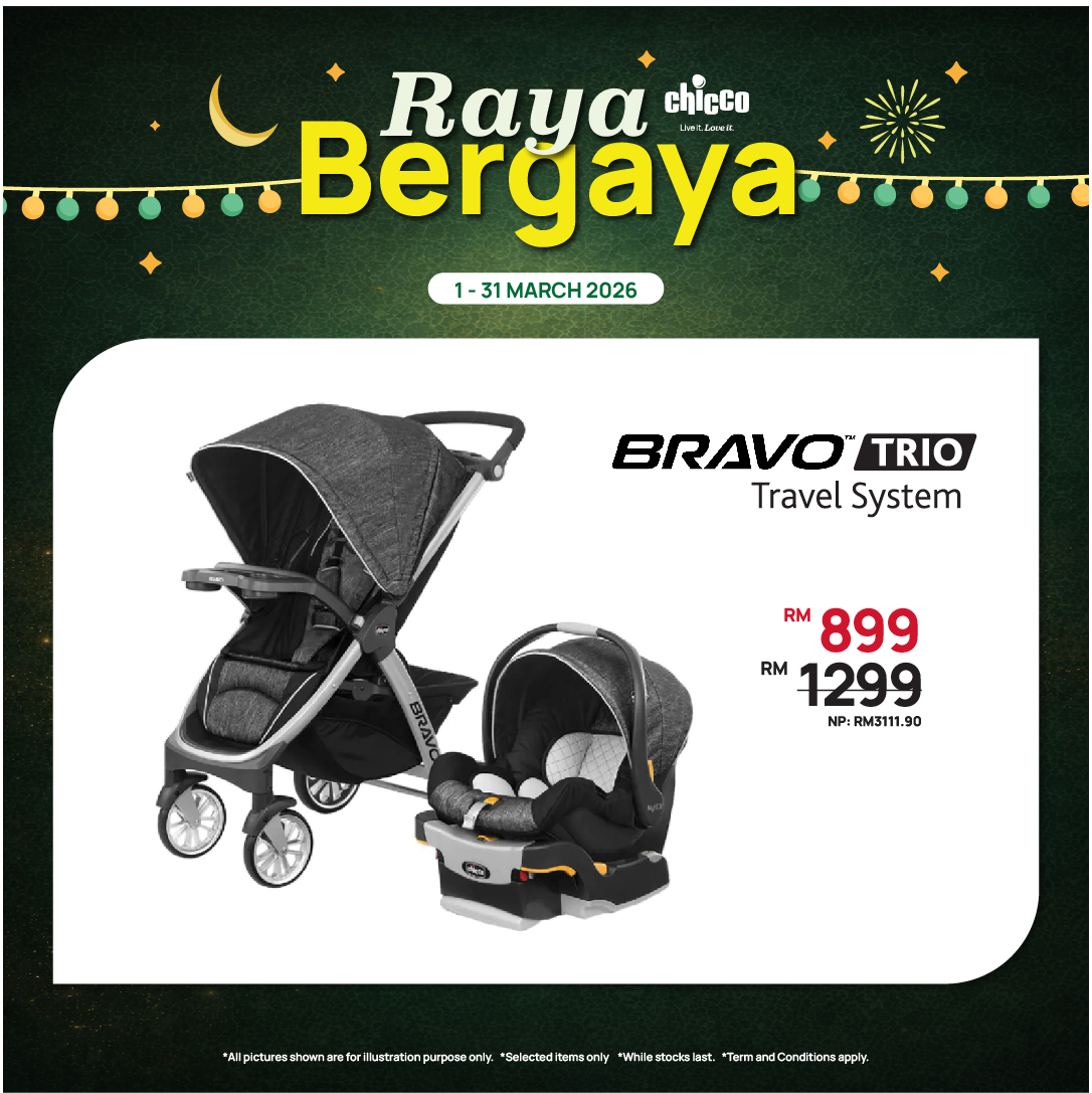 Chicco Bravo Trio Travel System -  Carrier Expiry: Jan 2027