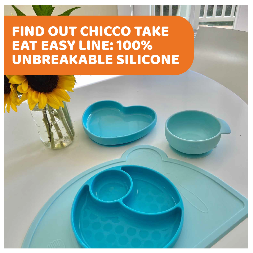 Easy Roll Silicone Bib With Crumble Catcher