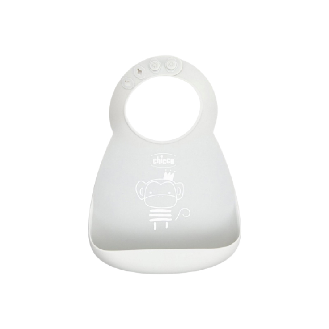 Chicco Easy Roll Silicone Bib With Crumble Catcher