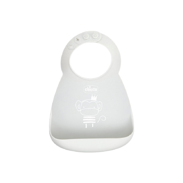 Chicco Easy Roll Silicone Bib With Crumble Catcher