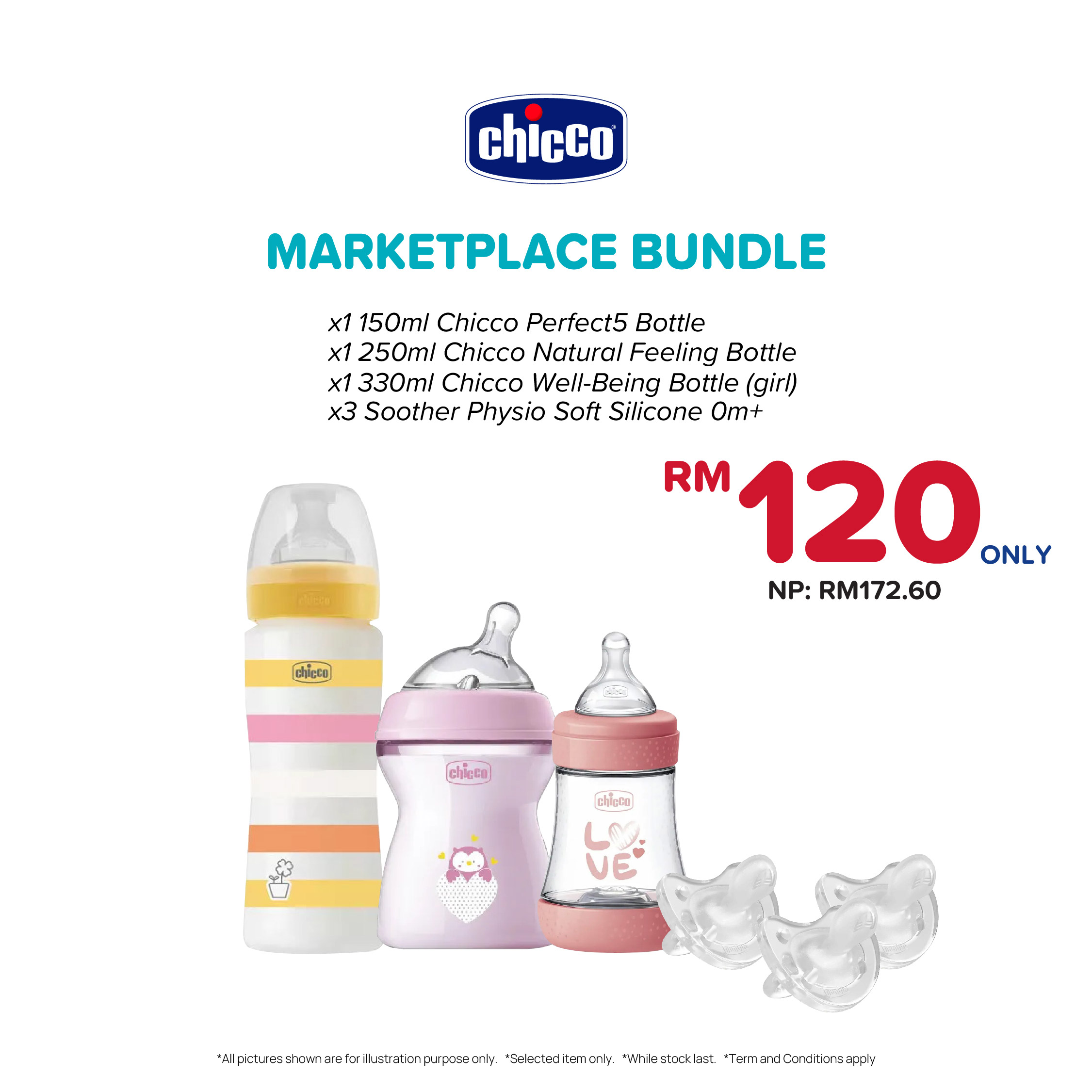 [Online Exclusive Bundle Set] Feeding Bottle Value Set