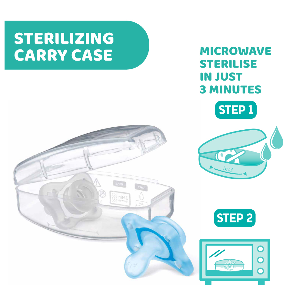 Mini Soft Silicone Soother With Casing