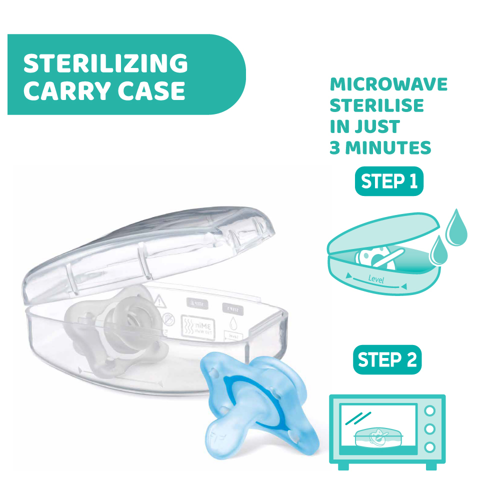 Mini Soft Silicone Soother With Casing