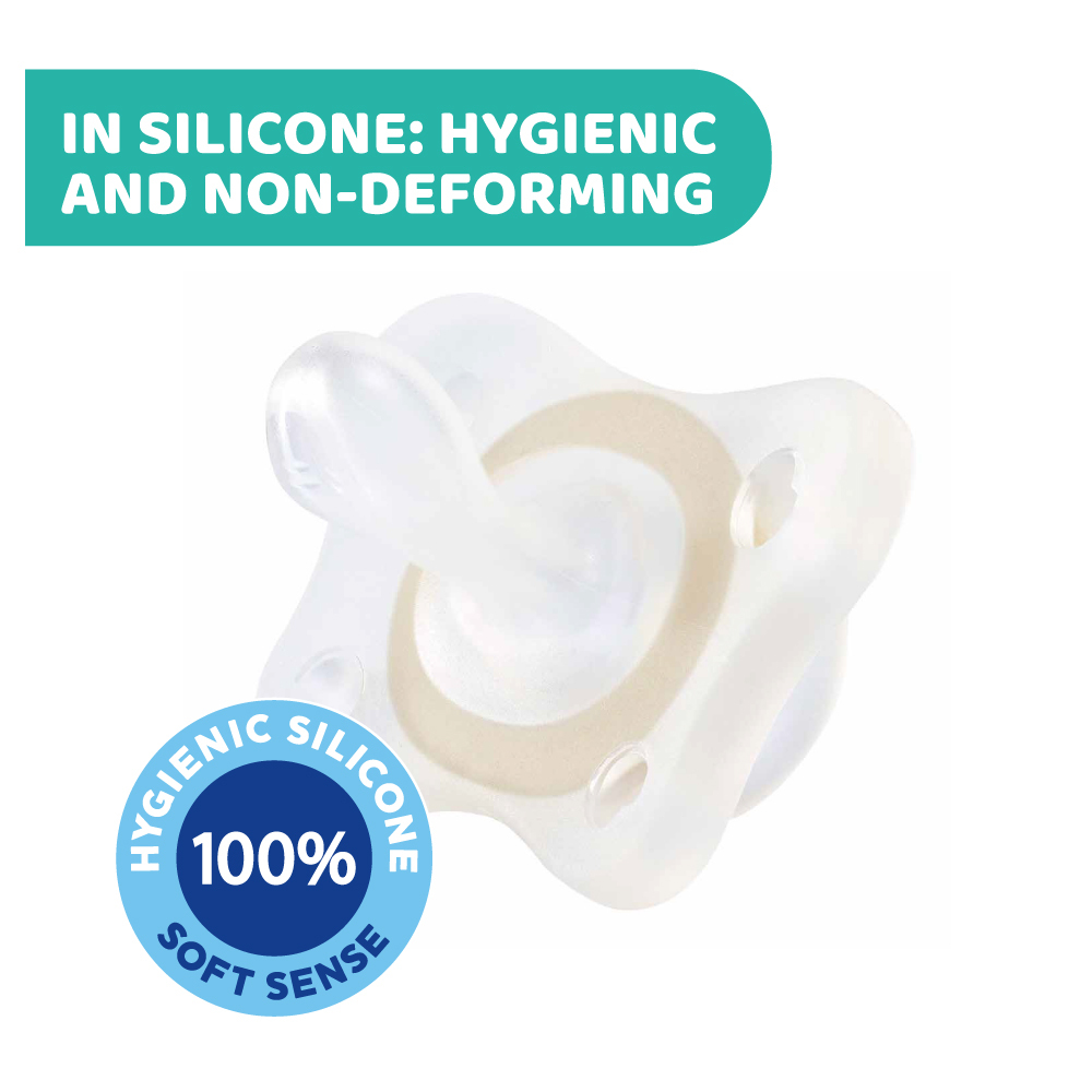 Mini Soft Silicone Glowing Soother With Casing