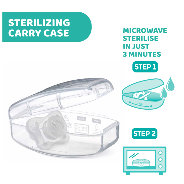 Mini Soft Silicone Glowing Soother With Casing