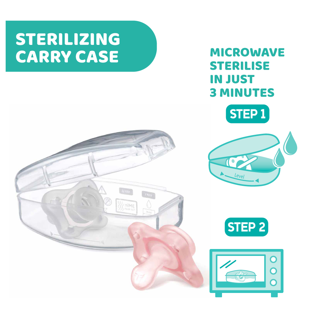 Mini Soft Silicone Soother With Casing