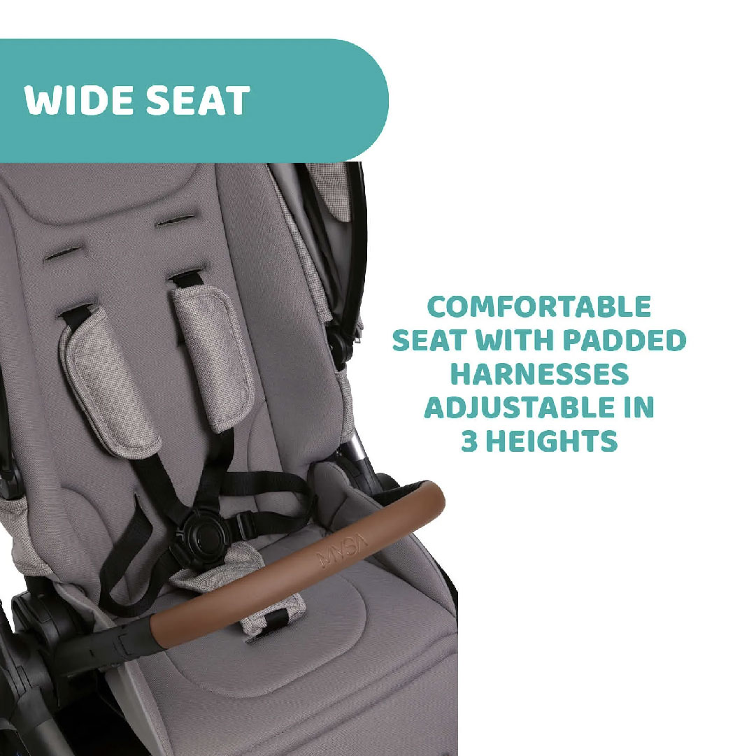 Next2me Forever Baby Crib + Mysa Stroller