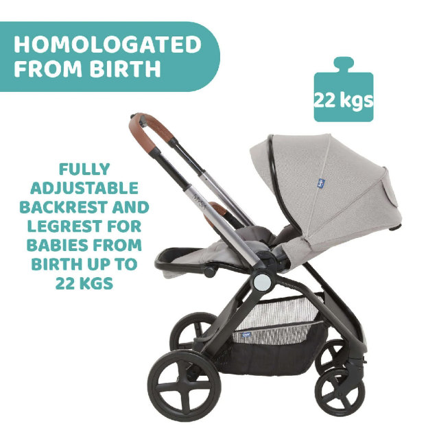 Next2me Forever Baby Crib + Mysa Stroller