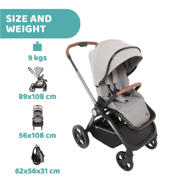 Next2me Forever Baby Crib + Mysa Stroller