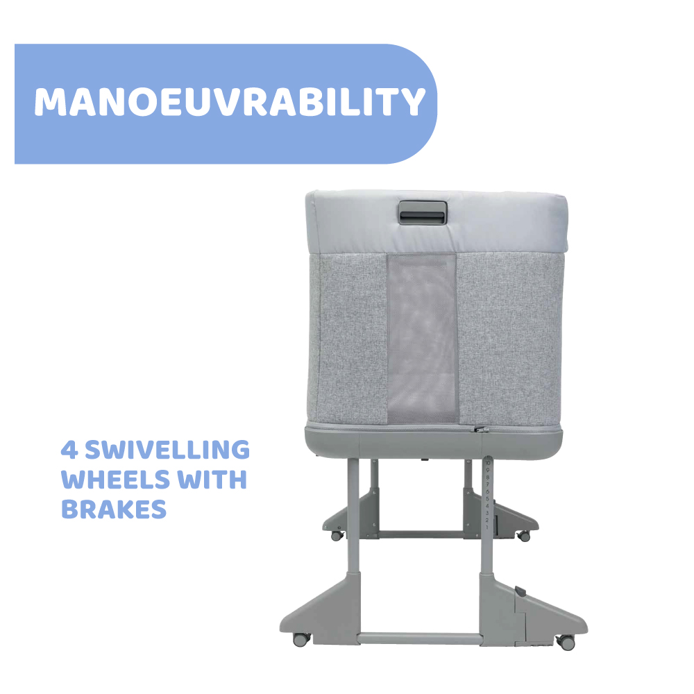 Next2me Forever Baby Crib + Goody Primo Stroller