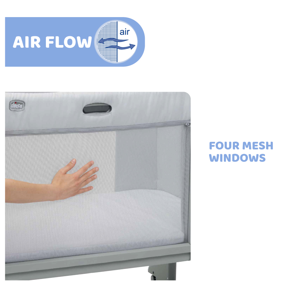 Next2me Forever Baby Crib + Goody Primo Stroller