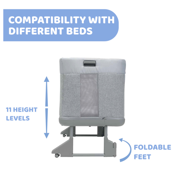 Next2me Forever Baby Crib + Goody Primo Stroller