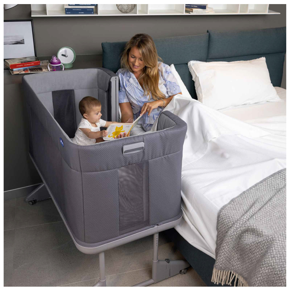 Next2me Forever Baby Crib + Goody Primo Stroller