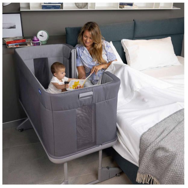 Next2me Forever Baby Crib + Goody Primo Stroller