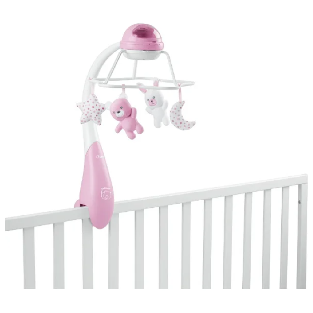Toy Rainbow Cot Mobile- Neutral/ Pink/ Blue
