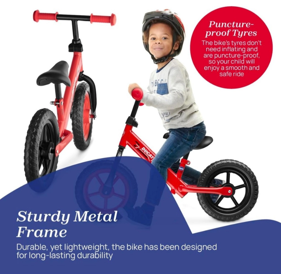 Ducati Red Balance Bike