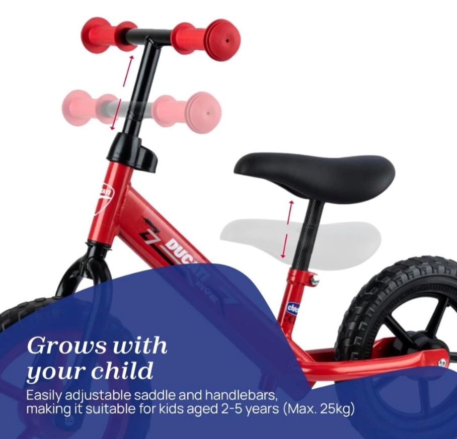 Ducati Red Balance Bike