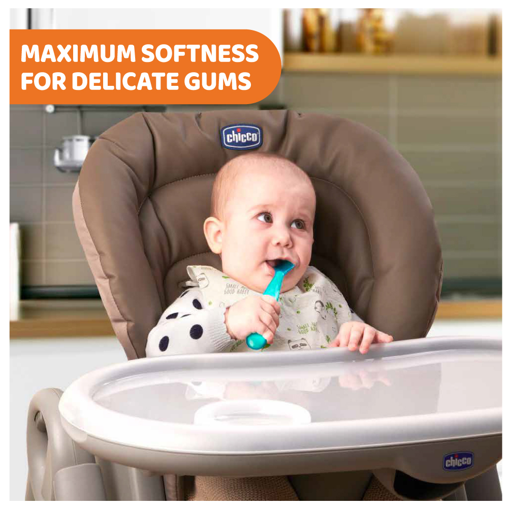 Soft Silicone Spoon Bi-Pack 6M+ (Boy/ Girl) 2Pcs