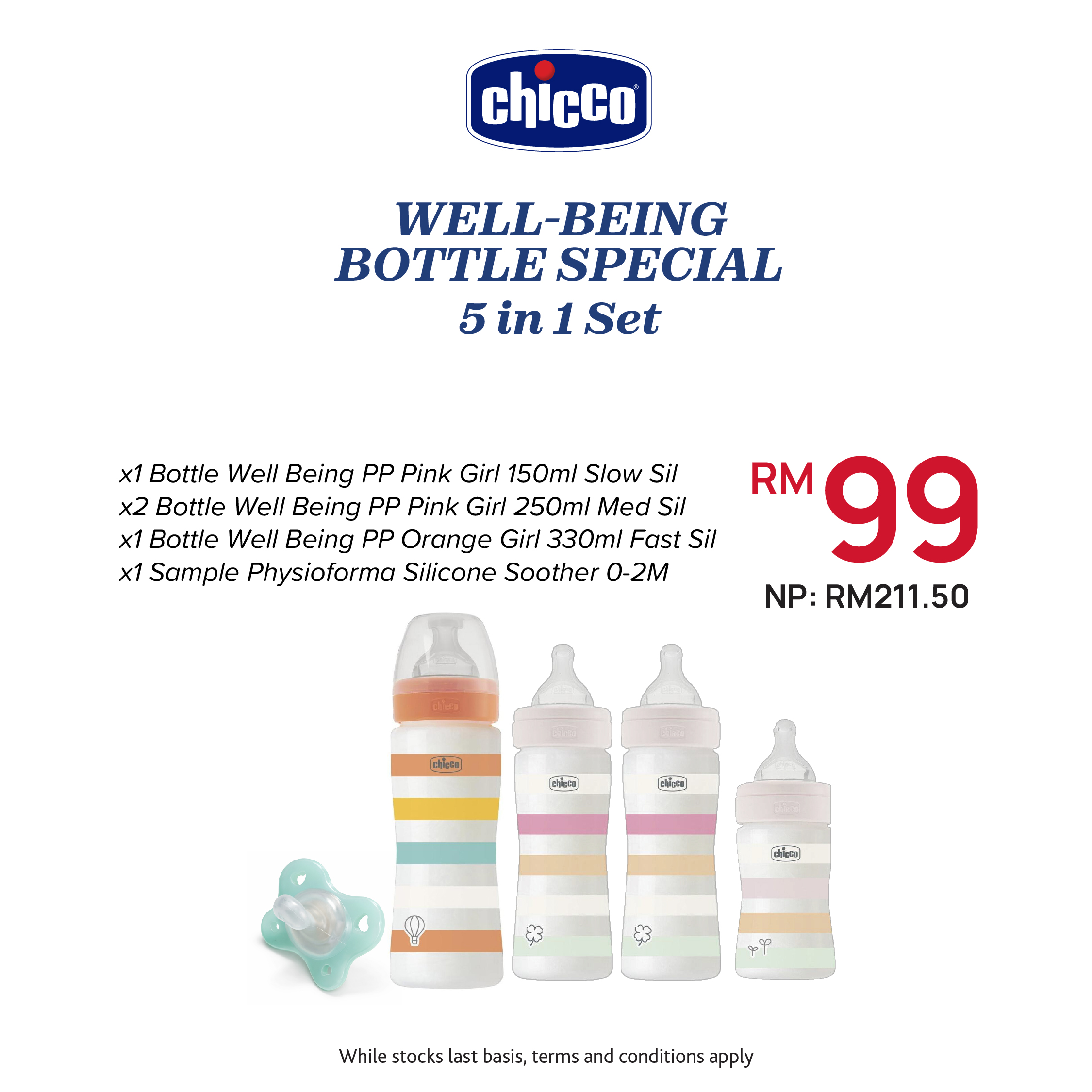[Bundle Set] Well Being Bottle 5 in 1 Special Set