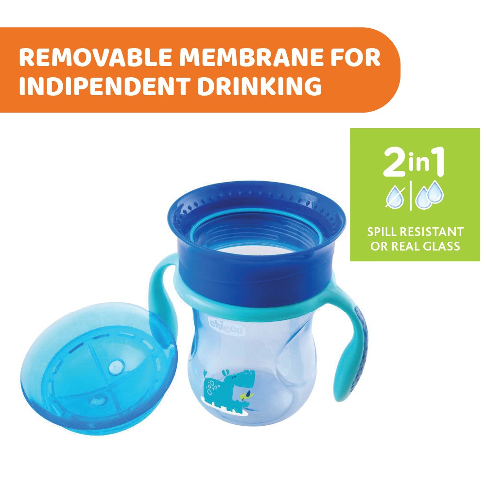 360 Perfect Cup 200ml- 12M+ (Pink/ Blue)