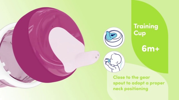 Training Cup 200ml 6M+ (Orange/ Blue)