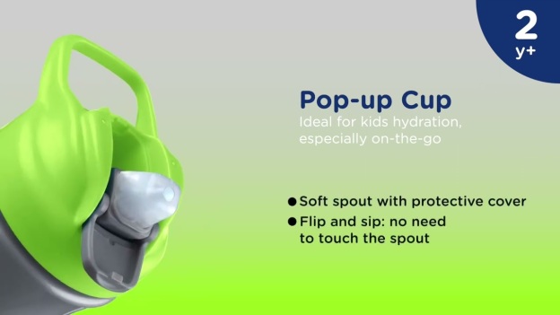 Kids Pop Up Cup 2Y+ (350ml)