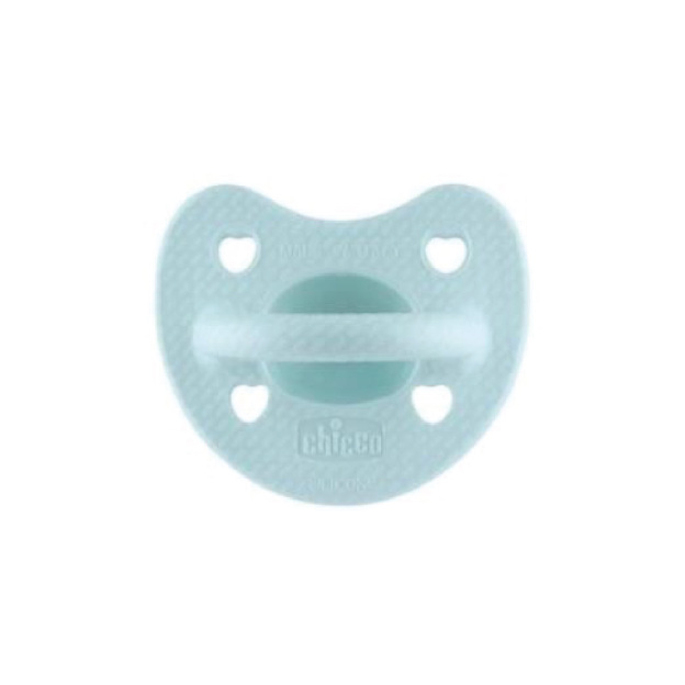 Physioforma Silicone Soother Soft Luxe (6-16M) - Blue/Grey & Orange/Transparent