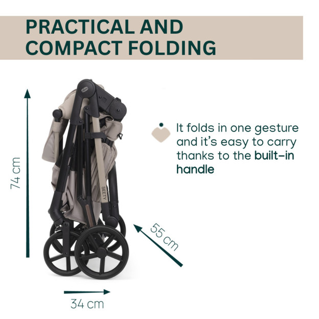 [Bundle Set] Seety Stroller + Kory Essential Carrier