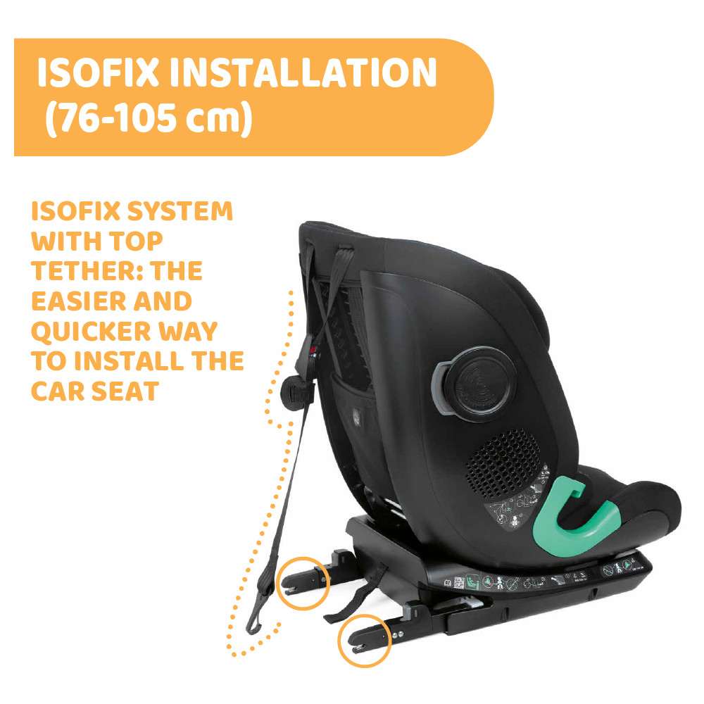 MySeat Air I-Size Isofix Convertible Baby Car Seat (ECE R 129/03)