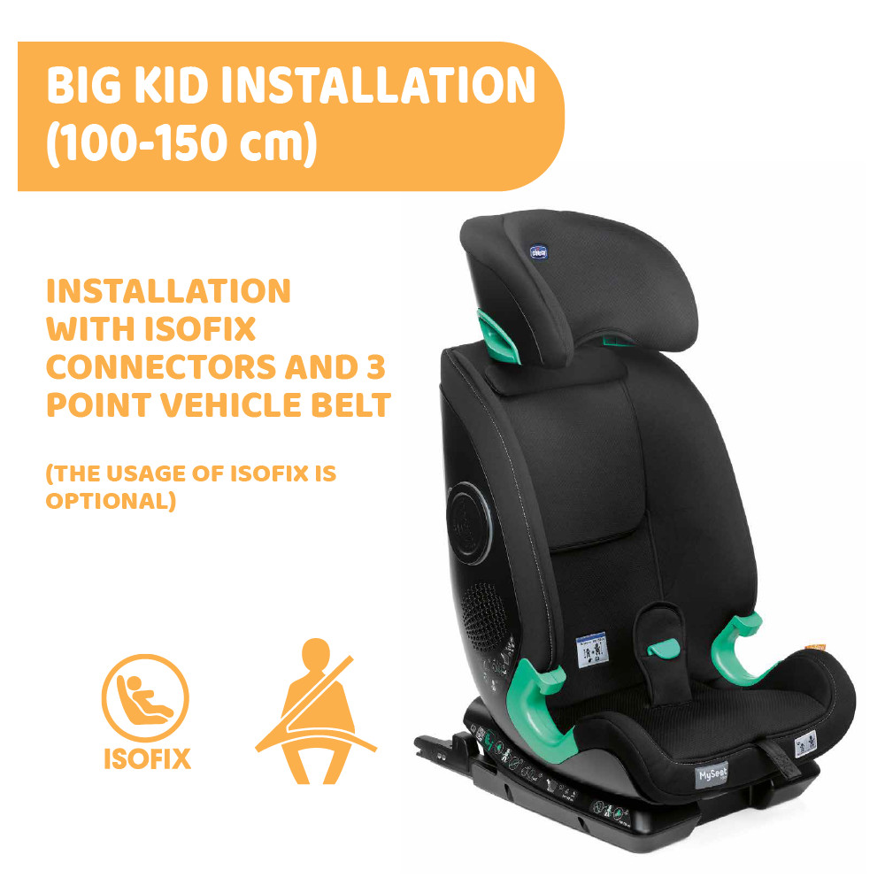 MySeat I-Size Isofix Convertible Baby Car Seat (ECE R 129/03)