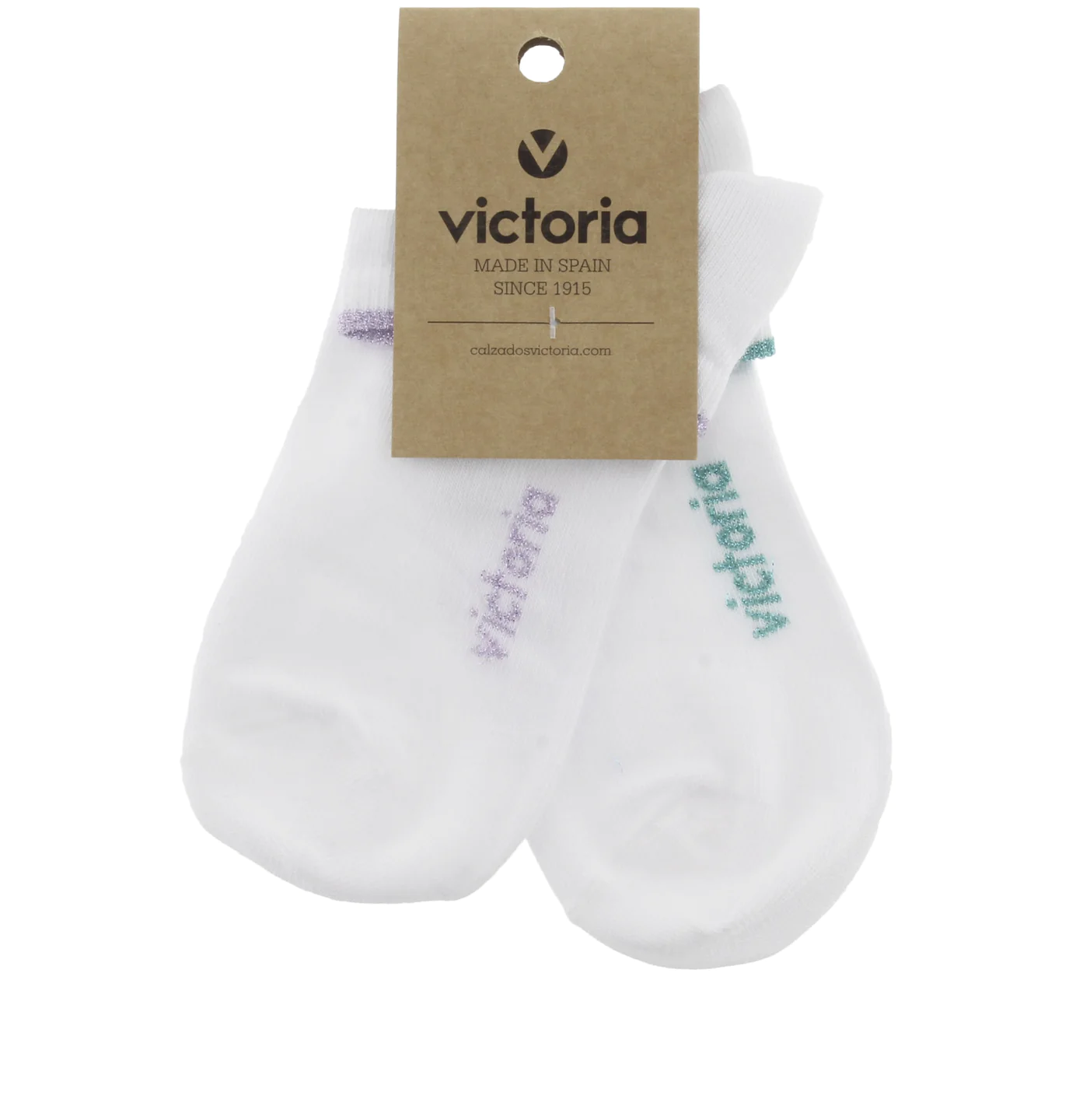 Victoria Pastel & Sparkle Ankle Socks