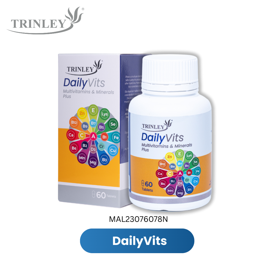 TRINLEY DAILYVITS MULTIVITAMINS & MINERALS PLUS TABLET