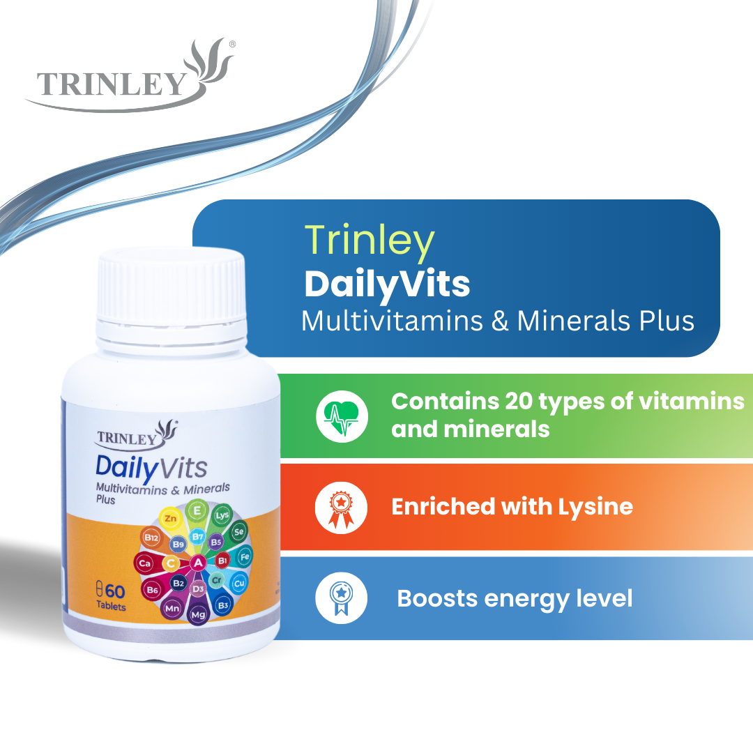 TRINLEY DAILYVITS MULTIVITAMINS & MINERALS PLUS TABLET