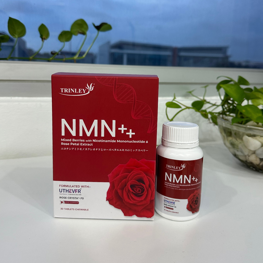 [Special Mother's Day - Mix & Match] Trinley NMN++ Chewable Anti Aging Berry Flavoured Tablets 