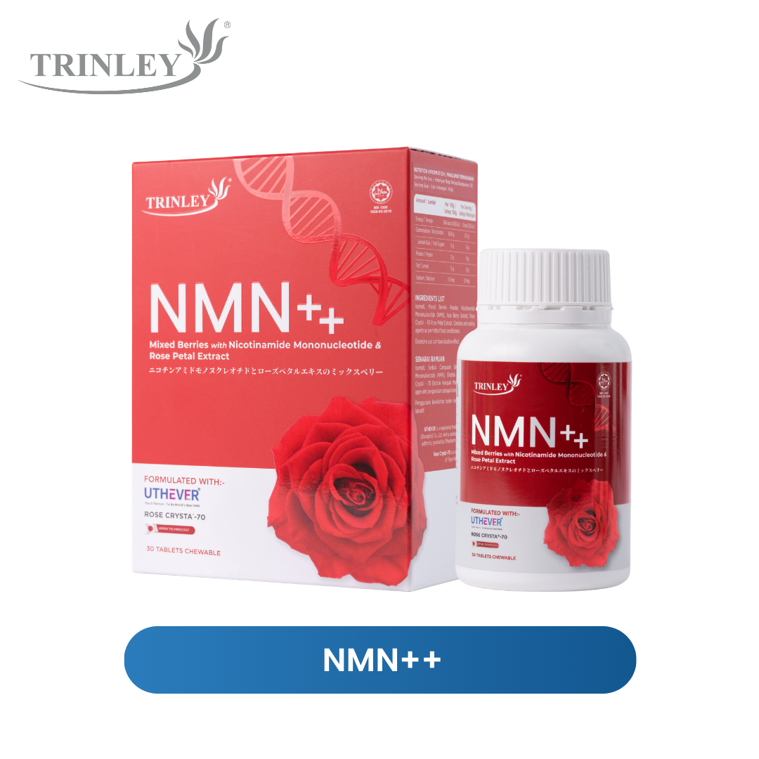 Trinley NMN++ Chewable Anti Aging Berry Flavoured Tablets 