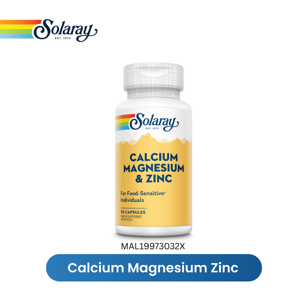 SOLARAY CALCIUM MAGNESIUM ZINC