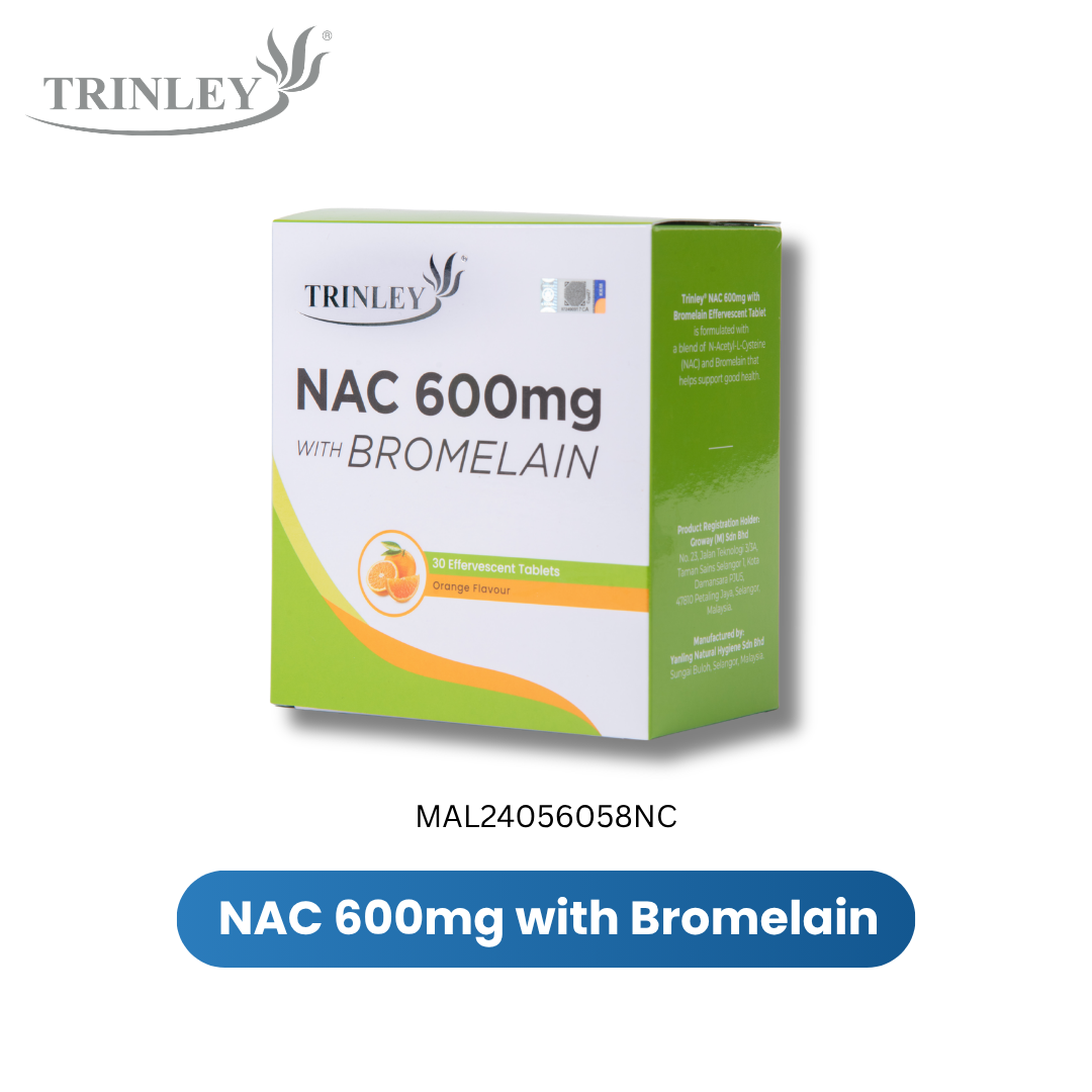 Trinley NAC 600mg with Bromelain