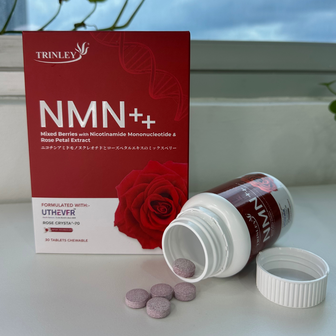 [PRE-ORDER] Trinley NMN++ Chewable Anti Aging Berry Flavoured Tablets