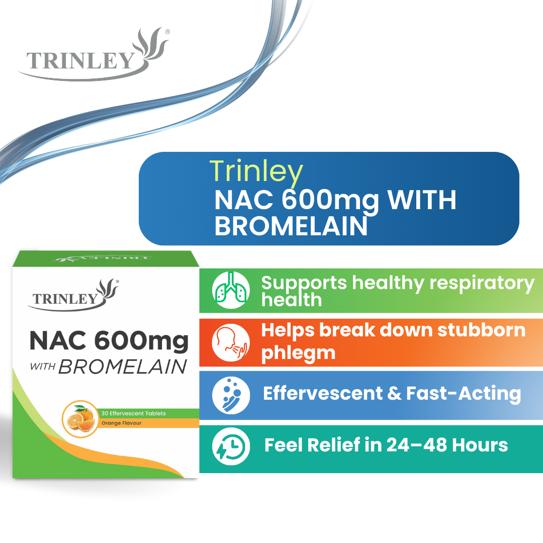 Trinley NAC 600mg WITH BROMELAIN