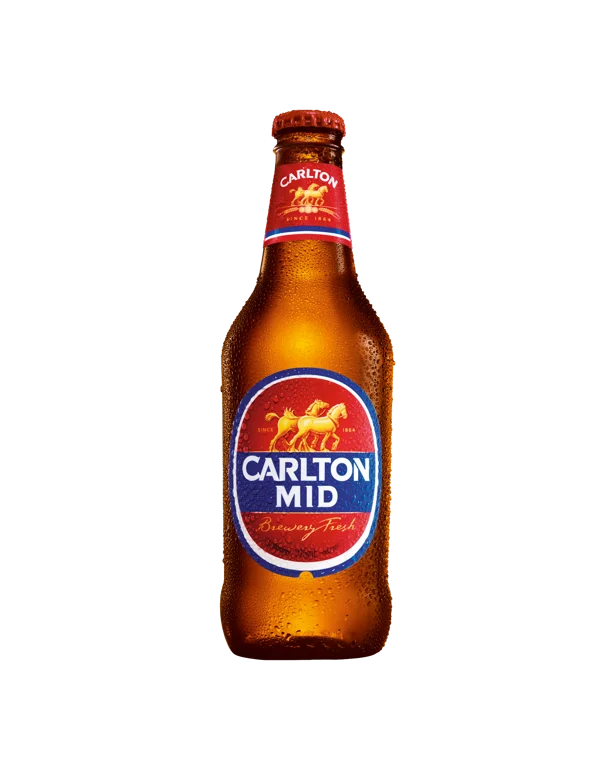 Carlton Mid Bottles 375mL 24 Pack