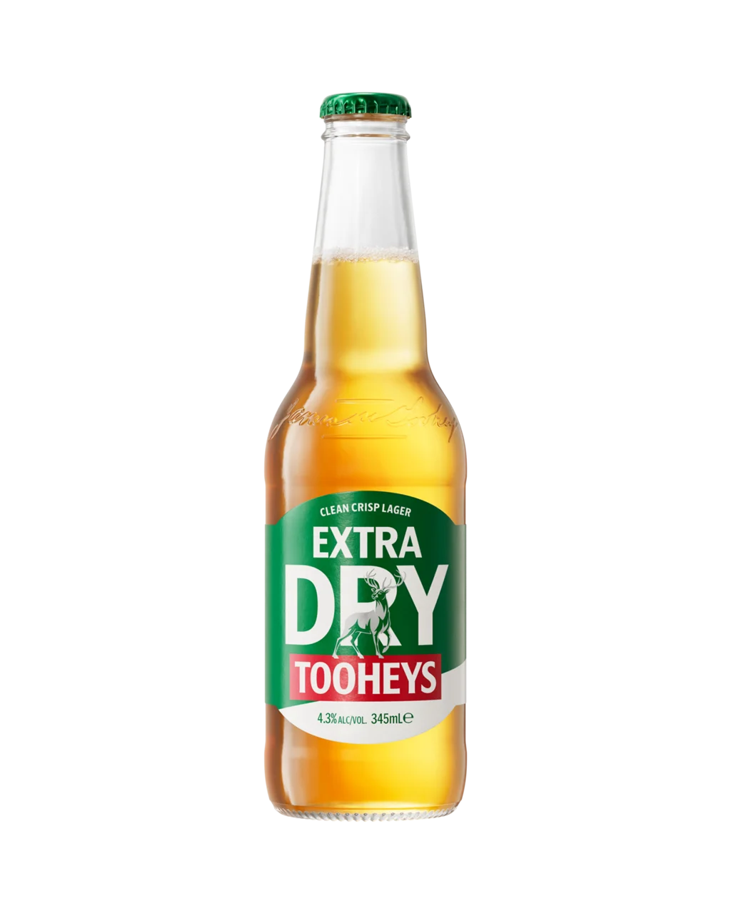 Tooheys Extra Dry Bottles 345mL 24 Pack
