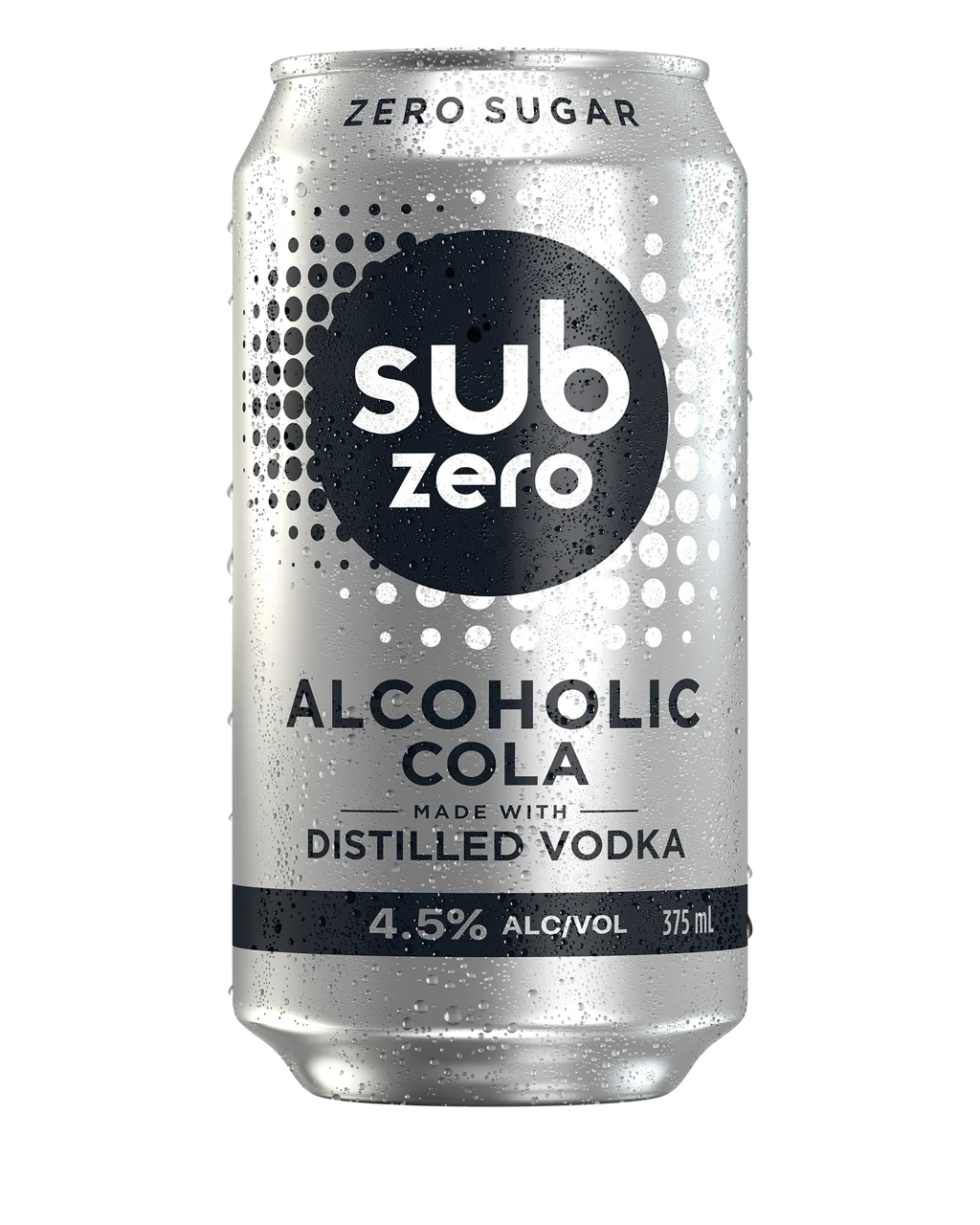 Sub Zero Alcoholic Cola Cans 375mL 24 Pack