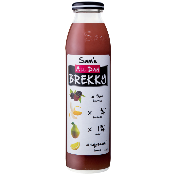 Sam's All Day Brekky Vitamin Fruit Juice 375mL (Case of 12)