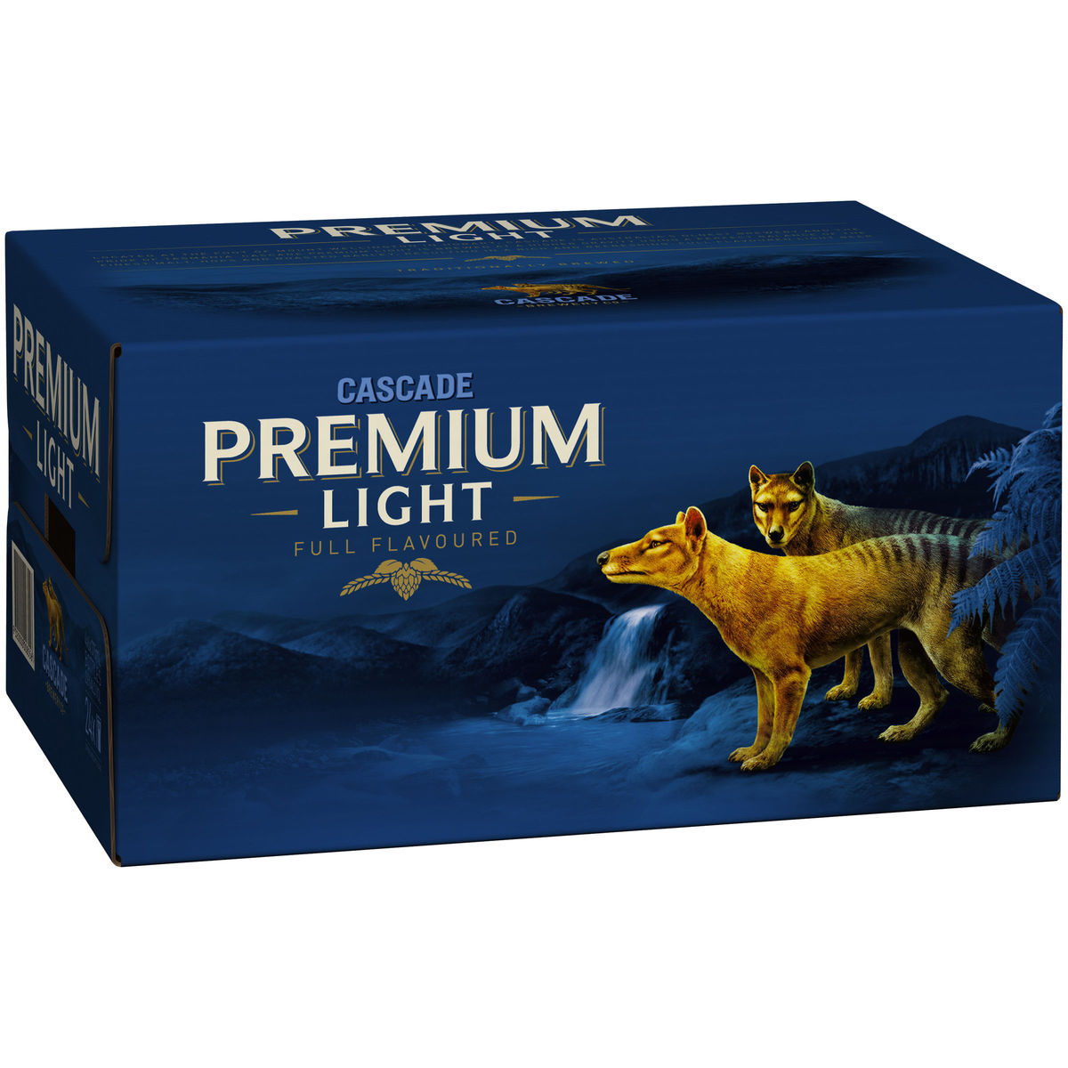Cascade Premium Light 375mL Stubbies - 48 Pack