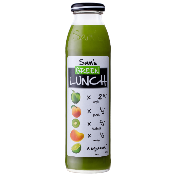 Sam's Green Lunch Fruit Juice 375mL (Case of 12)