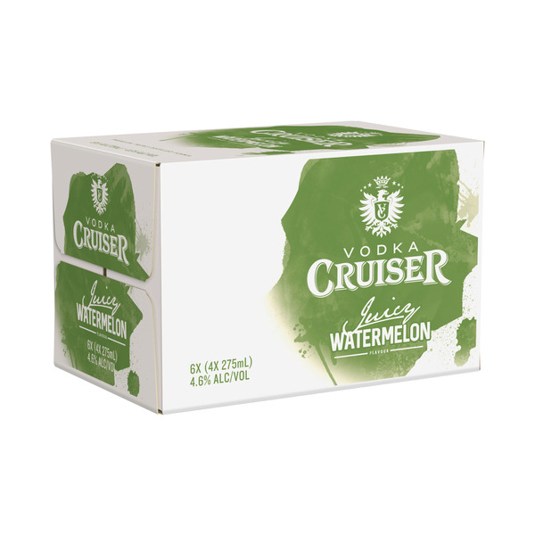 Vodka Cruiser Juicy Watermelon 275mL 24 Pack