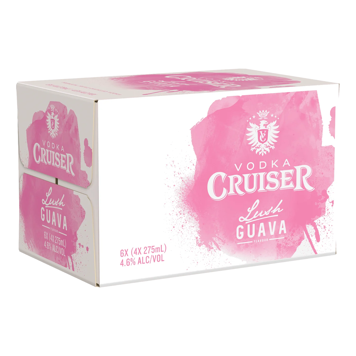 Vodka Cruiser Lush Guava 275mL 24 Pack