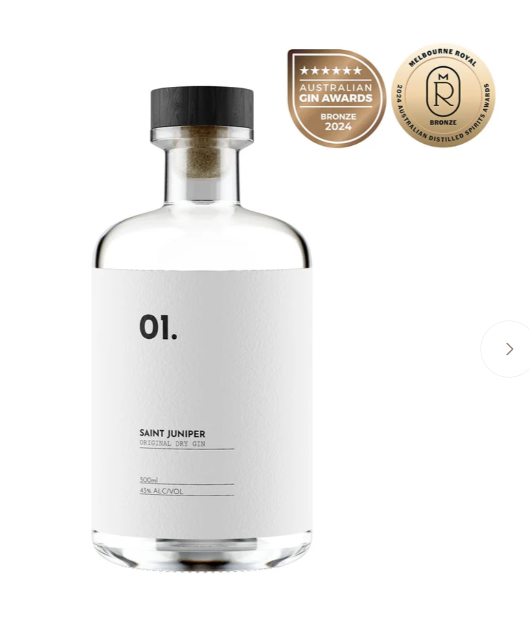 Saint Juniper Original Dry Gin 500mL (Case of 3)