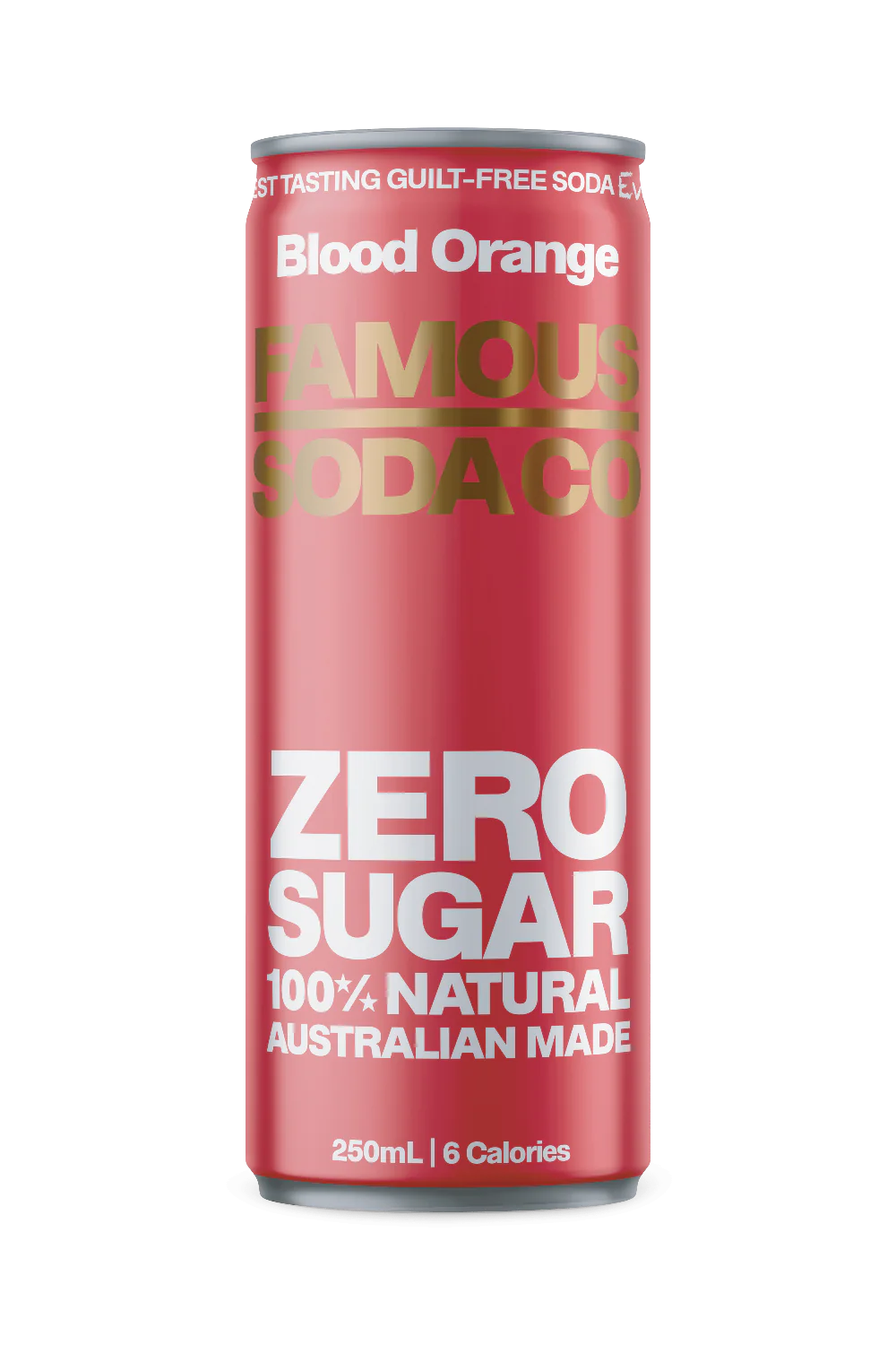 Famous Soda Co Blood Orange - 24 x 250ml Cans