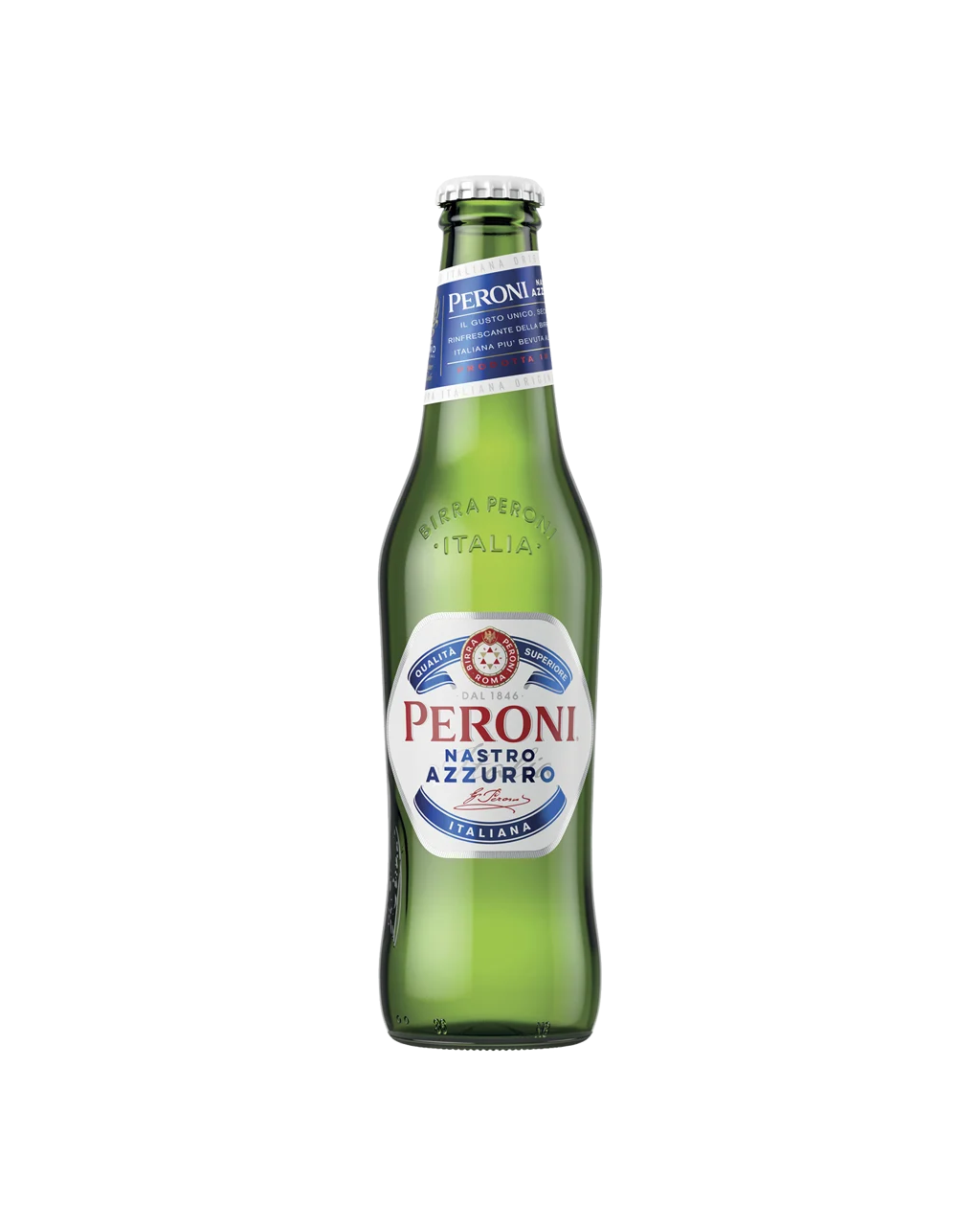 Peroni Nastro Azzurro Nastro Azzuro Bottles 330mL 24 Pack